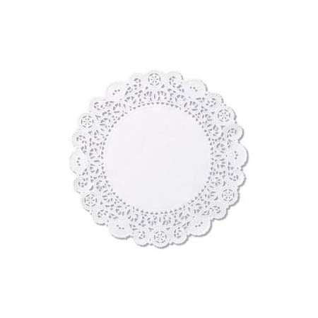 Cambridge Lace Doilies, Round, 8, White, 1000 Ct